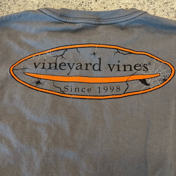 Vineyard Vines Shirt Spooky Halloween Shirt Size 12/14 - Picture 6 of 6